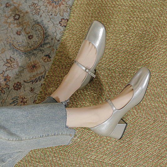 Ortho Welt Mary Jane Schuhe - Orthopedic Lackleder Komfort