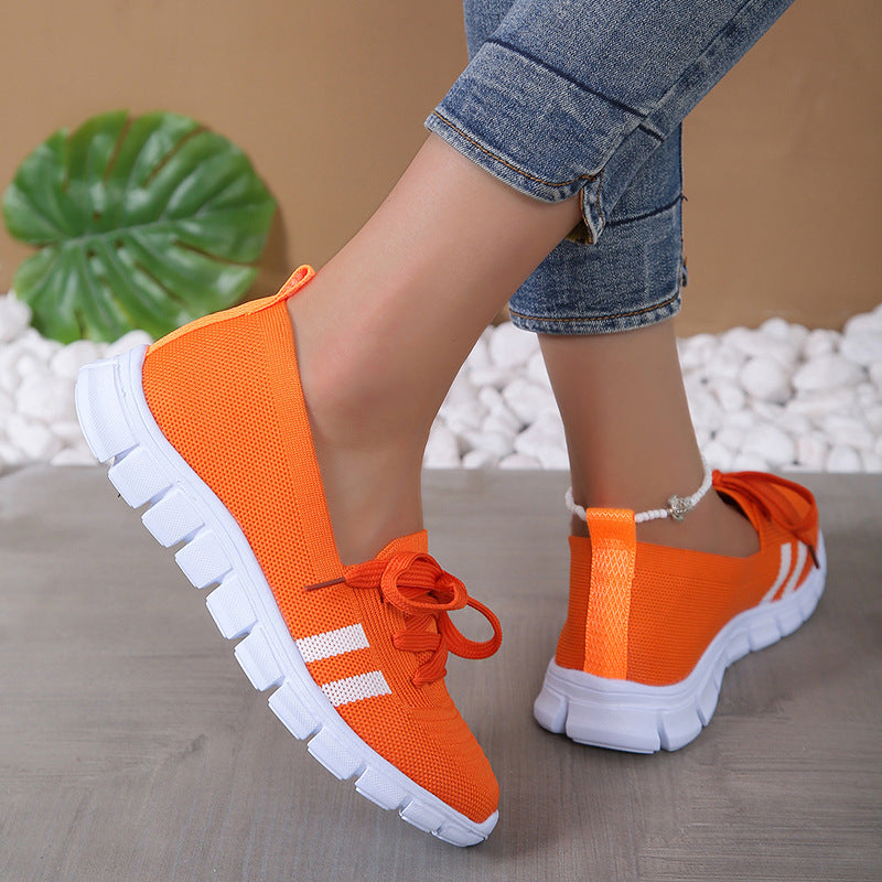 Ortho Welt Lace-Up Mesh Shoes - Comfort And Style