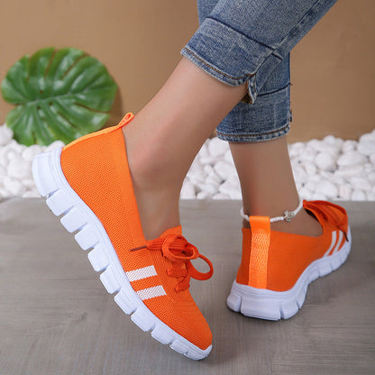 Ortho Welt Lace-Up Mesh Shoes - Comfort And Style