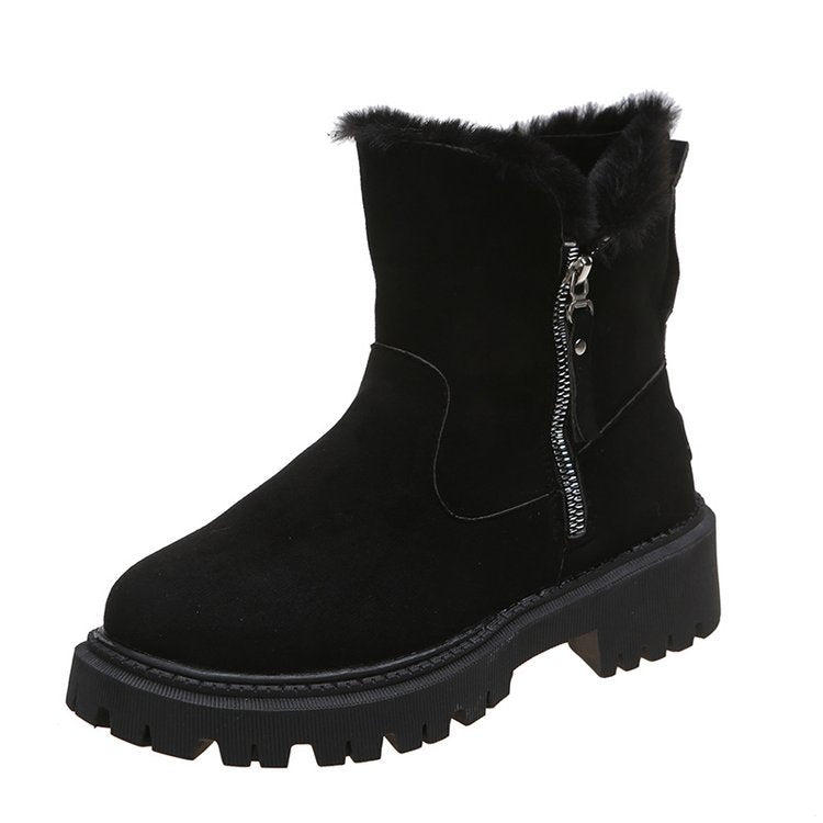 Ortho Welt Winter Boots - Orthopedic, Faux Fur, Zipper