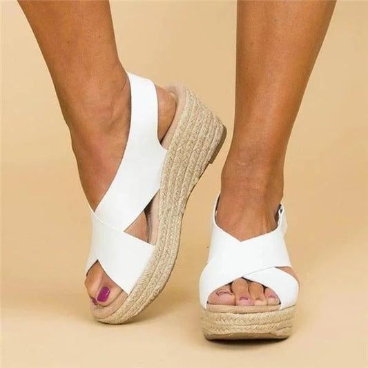 Ortho Welt Espadrille Keilsandalen - Orthopedic Komfort