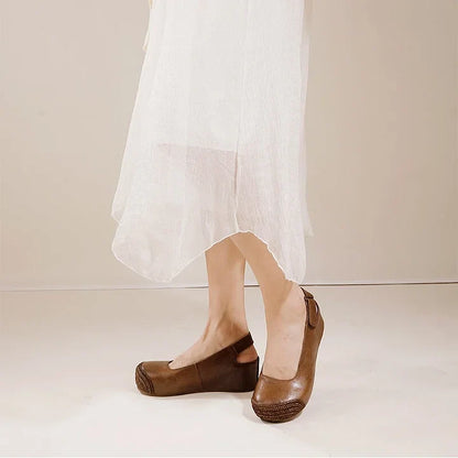 Ortho Welt Elara Leder-Slingbacks – Orthopedic Komfort