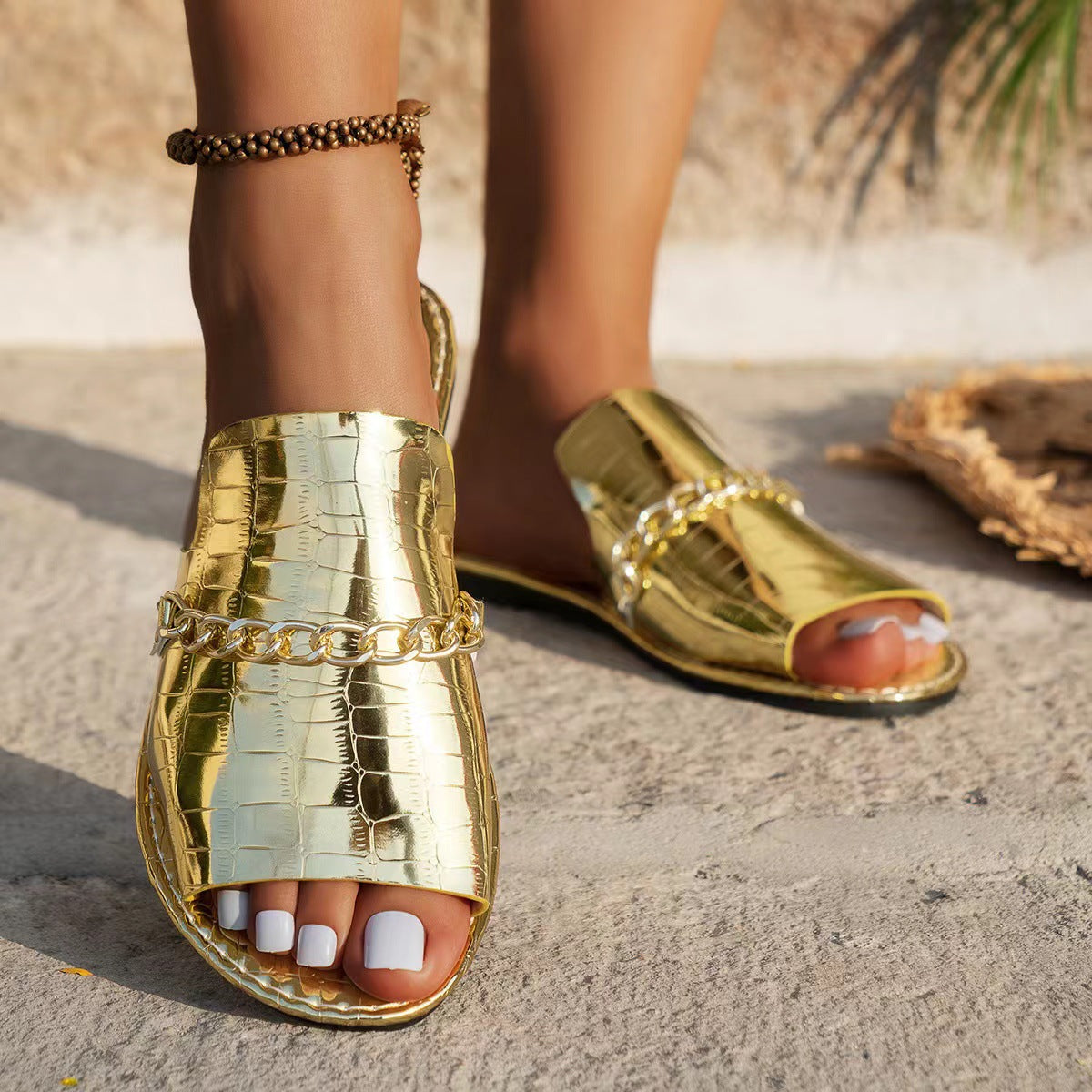 Ortho Welt Unique Chain Sandals  - Summer & Beach