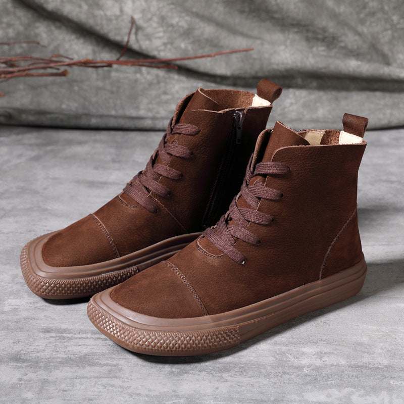 Ortho Welt Damen Orthopädische Lederschuhe – Eckige Zehen