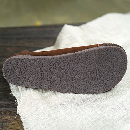 Kaylee | Handgefertigte orthopädische Slipper aus weichem Leder