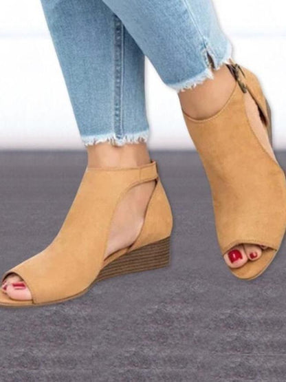 Ortho Welt Damen Orthopädische Keilsandalen Offene Zehen