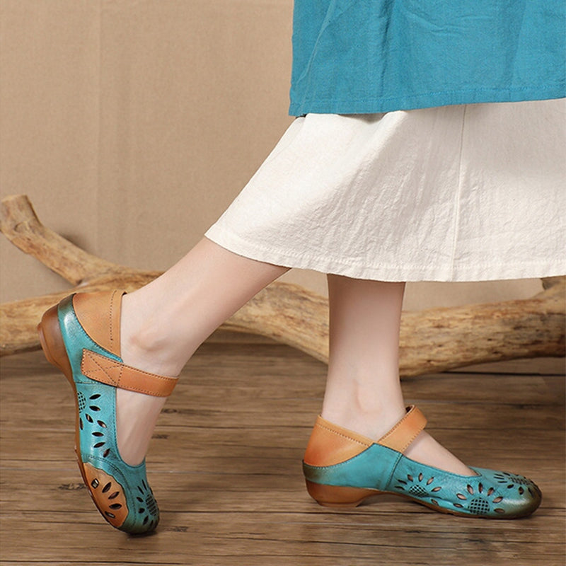 Ortho Welt Vintage Mary Jane Ballerinas - Orthopedic Comfort