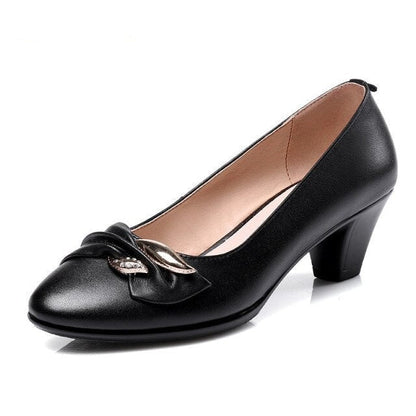 Ortho Welt Pumps – Orthopedic Comfort & Knot Detail