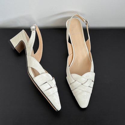 Ortho Welt Slingback Pumps - Orthopedic Block Heel