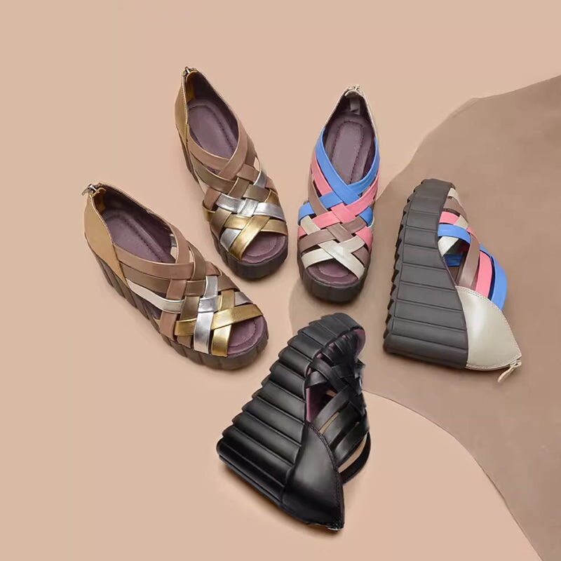 Ortho Welt Damen Plateau-Sandalen – Orthopädisch & Komfort