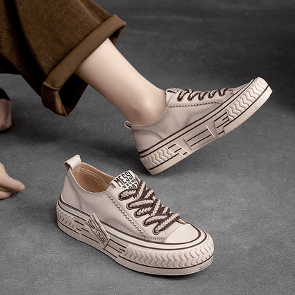 Ortho Welt Damen Canvas Sneaker – Orthopädische Sohle