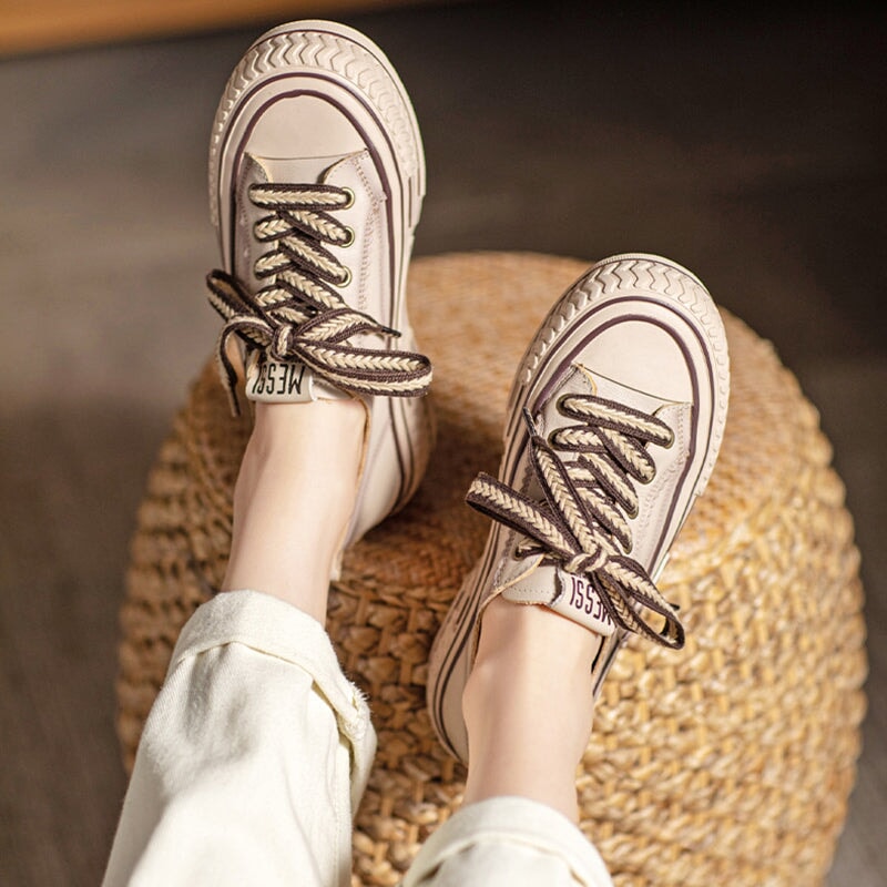 Ortho Welt Damen Canvas Sneaker – Orthopädische Sohle